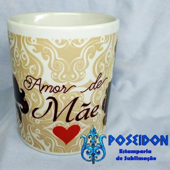 Caneca branca Dia das Mães