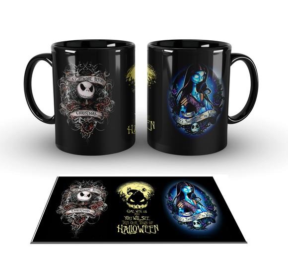 Caneca Preta - Halloween Jack 02