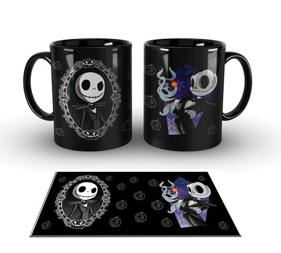Caneca Preta - Halloween Jack 01
