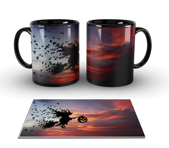 Caneca Preta - Halloween - Art06