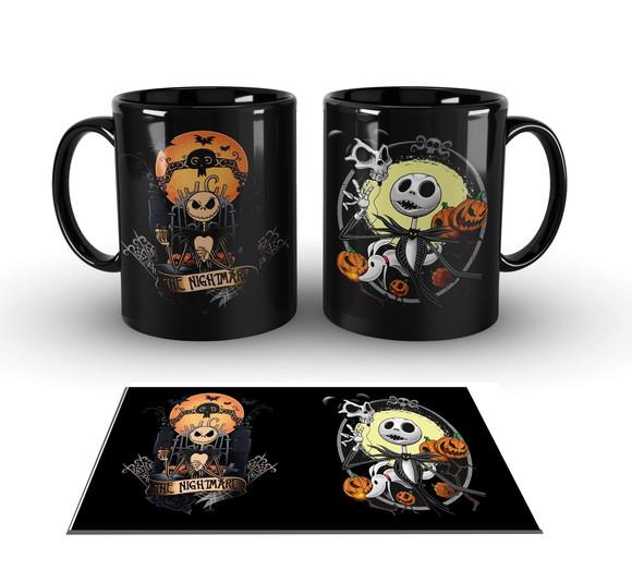Caneca Preta - Halloween Jack 04
