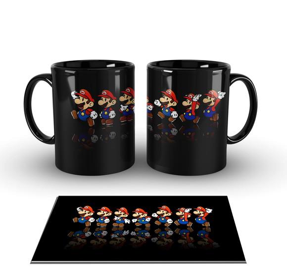 Caneca Preta - Super Mario Bros