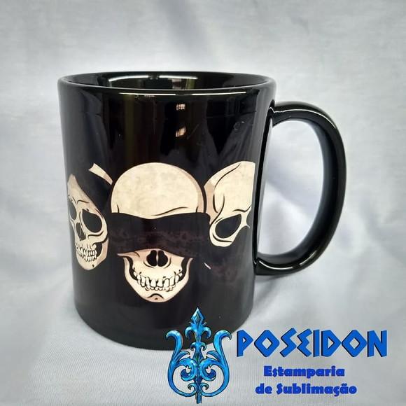 Caneca preta Personalizada