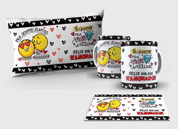 Kit Almofada e Caneca - Love10