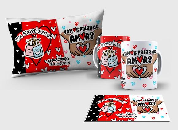 Kit Almofada e Caneca - Love6