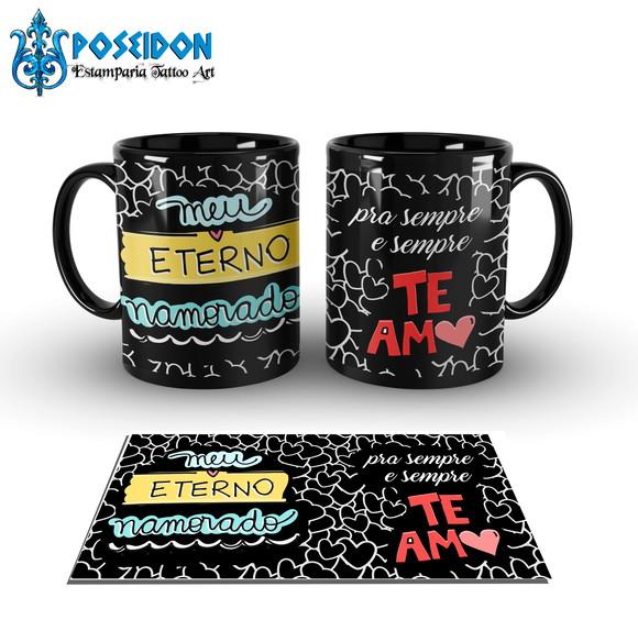 Kit Caneca + Almofada Personalizada - Melhor Namorado