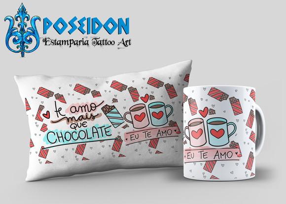 Kit Caneca + Almofada Personalizada Dia dos Namorados