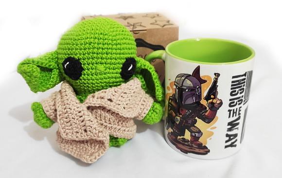 Kit Caneca com amigurumi