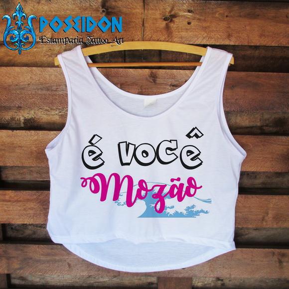 Regata Cropped É você Mozão