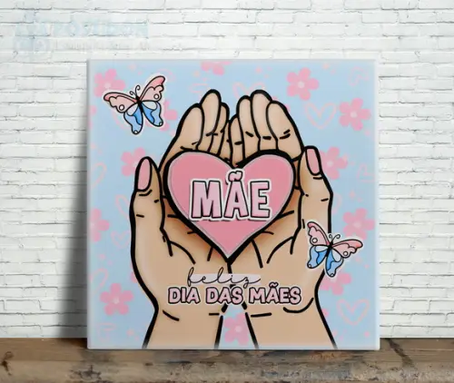 Azulejo Personalizado - Dia das Mães A4