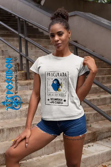 Camiseta Branca - Procurando Dori