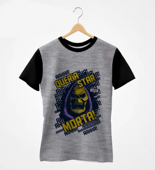 Camiseta Raglan - "Queria estar morta"