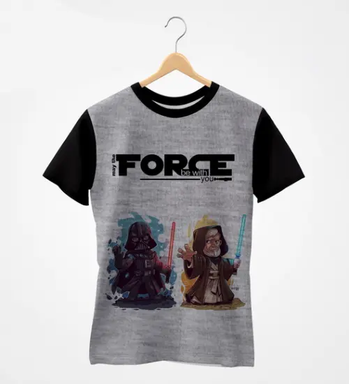 Camiseta Raglan - Coleção StarWars - Darth