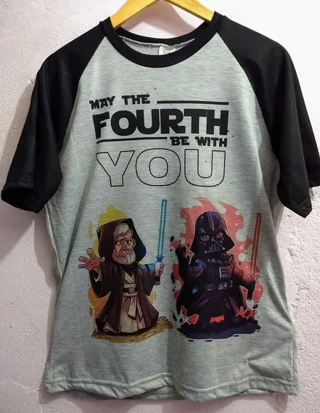 Camiseta Raglan - Coleção StarWars - Darth