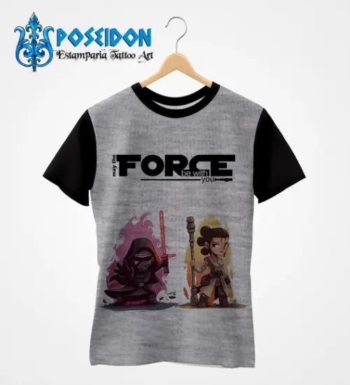 Camiseta Raglan - Coleção StarWars - Kylo Ren