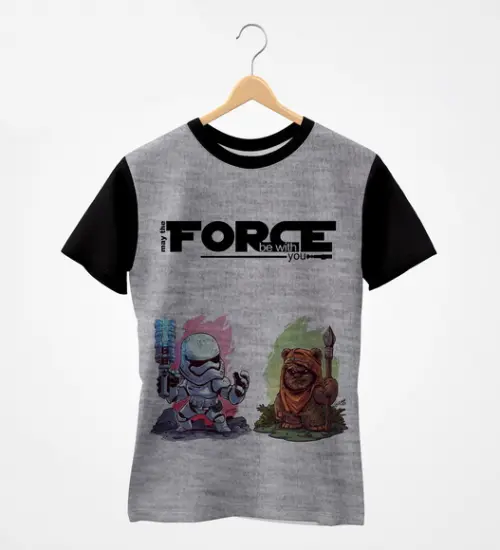 Camiseta Raglan - Coleção StarWars - Stormtropper