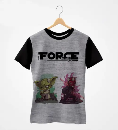 Camiseta Raglan - Coleção StarWars - Yoda