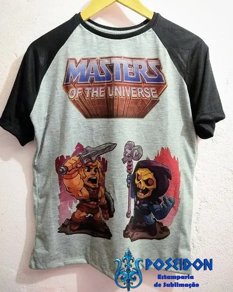 Camiseta Raglan - MASTER OF THE UNIVERSE