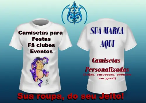 Camisetas Brancas Personalizadas