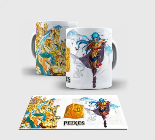 Caneca - Coleção Cdz Gold - Peixes
