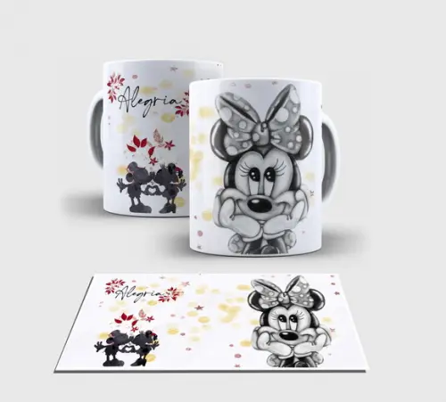 Caneca Branca - Alegria