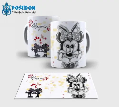Caneca Branca - Alegria