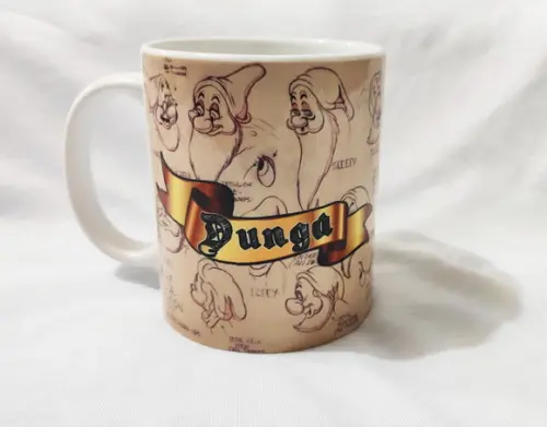 Caneca Branca - Coleção 7 Anões - DUNGA