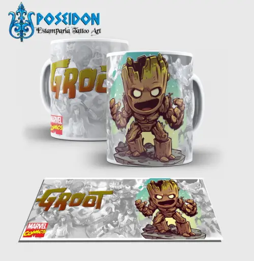 Caneca Branca - Coleção MARVEL - Grod