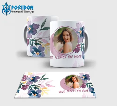 Caneca Branca - Dia das Mulheres