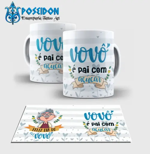 Caneca Branca - Dia dos Avós