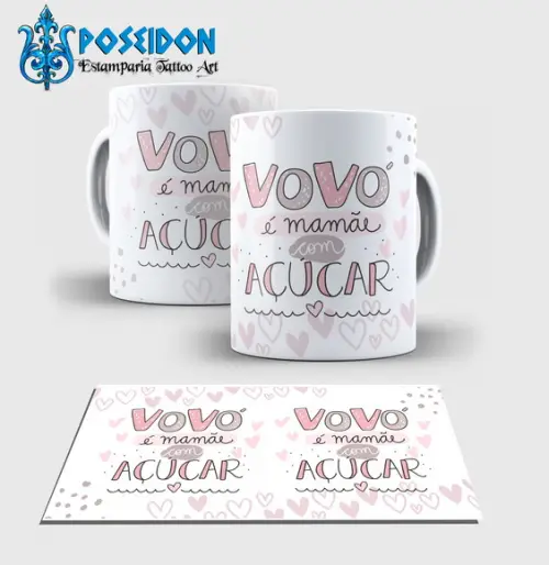 Caneca Branca - Dia dos Avós - Modelo2
