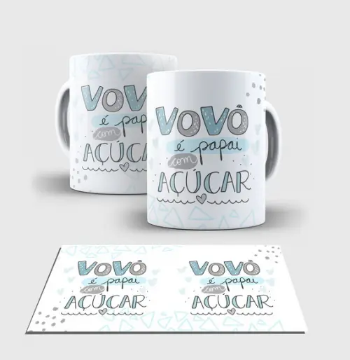 Caneca Branca - Dia dos Avós - Modelo2