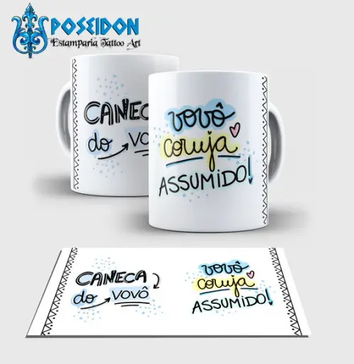 Caneca Branca - Dia dos Avós - Modelo1