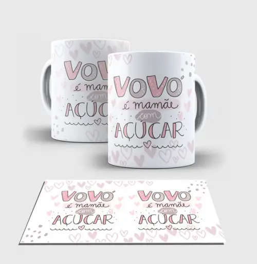 Caneca Branca - Dia dos Avós - Modelo2