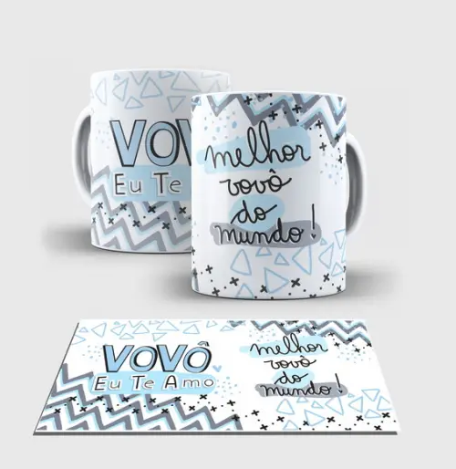 Caneca Branca - Dia dos Avós - Modelo4