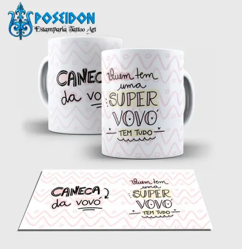 Caneca Branca - Dia dos Avós - Modelo3