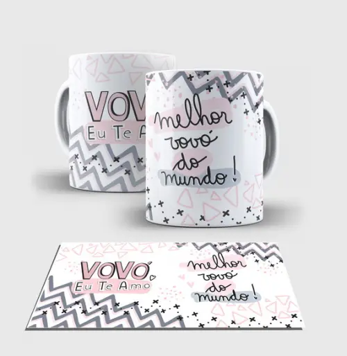 Caneca Branca - Dia dos Avós - Modelo4