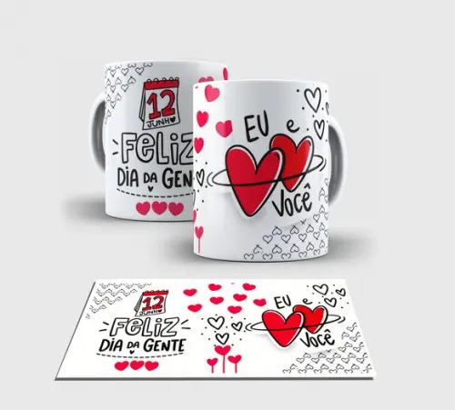 Caneca Branca - Dia dos Namorados Flork 01