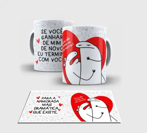 Caneca Branca - Dia dos Namorados Flork 05
