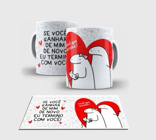Caneca Branca - Dia dos Namorados Flork 04
