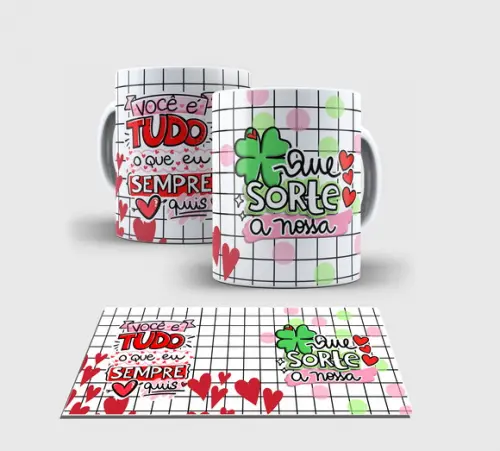 Caneca Branca - Dia dos Namorados Love2