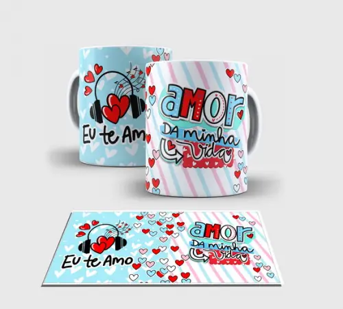 Caneca Branca - Dia dos Namorados Love9