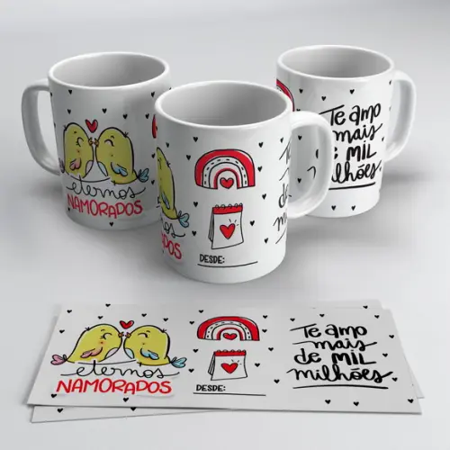 Caneca Branca - Dia dos Namorados Mod.03