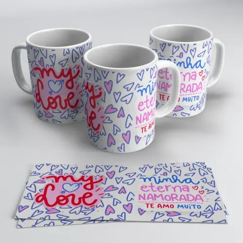 Caneca Branca - Dia dos Namorados Mod.05