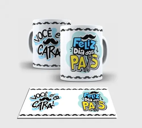 Caneca Branca - Dia dos Pais 23-3
