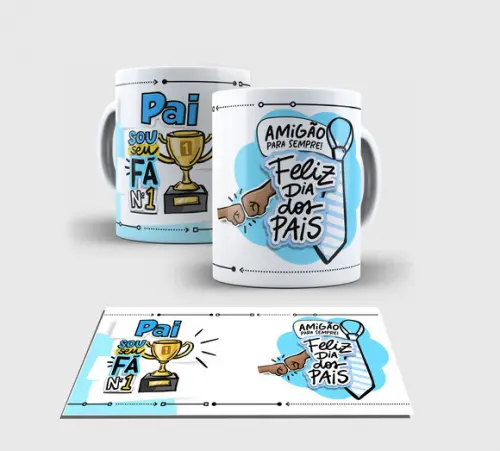 Caneca Branca - Dia dos Pais 23-4