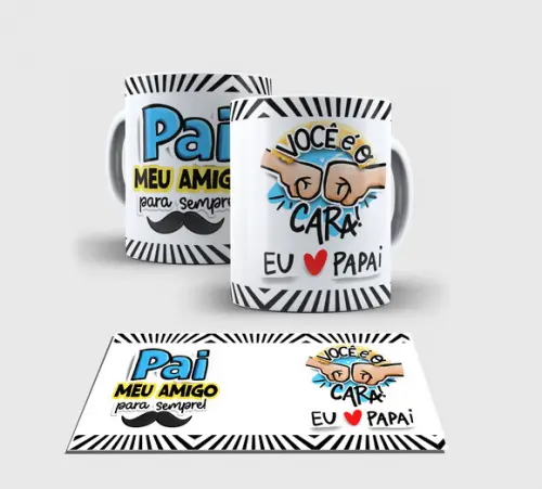 Caneca Branca - Dia dos Pais 23-5