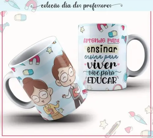 Caneca Branca - Dia dos Professores