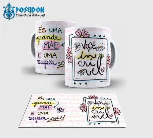 Caneca Branca - Es uma grande mãe e super sogra!