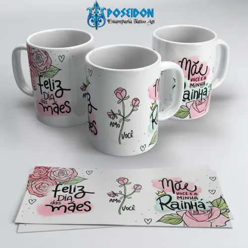 Caneca Branca -Dia das Mães - 7987